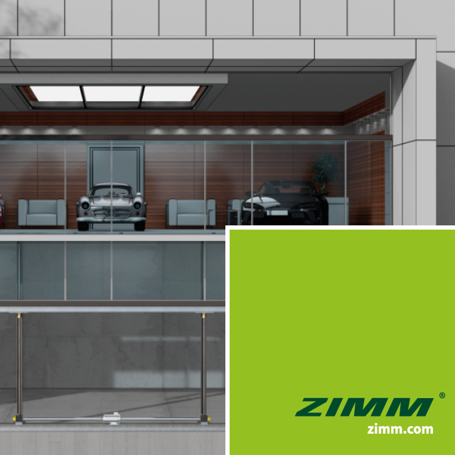 Showroom sans limites – Façade vitrée escamotablepour une ouverture maximale | ZIMM