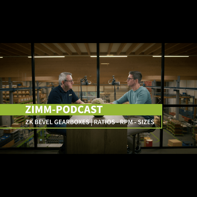 Renvois d’angle ZK: Rapports de transmission et versions | ZIMM